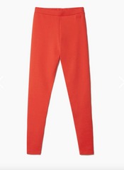 LALA BERLIN - Leggings - Cotton hot orange - Leonie