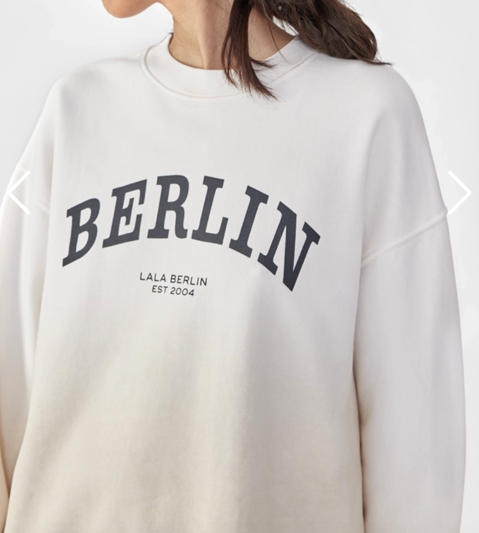 LALA BERLIN - Sweatshirt - Cotton - Gray - Ljora