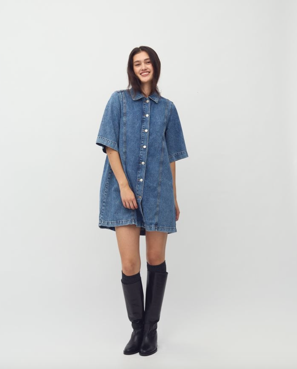 MbyM - Dress - Denim blue - Balami