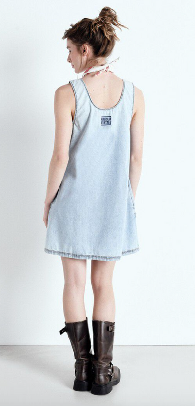 American Vintage - Kjole - Blue snow - Paybou