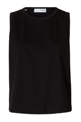 Selected Femme - Tank top - Black - Boxy
