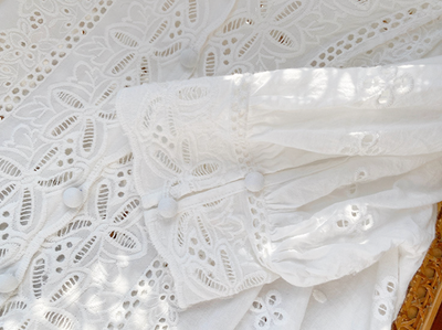 Sassy Copenhagen - Skjorte - Hvid broderi anglaise - Mille
