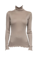 Sassy Copenhagen - Silke bluse - Beige - 70% silke + 30 % bomuld - Indy