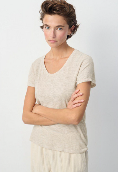 American Vintage - T-shirt - Creme Chine - Jacksonville