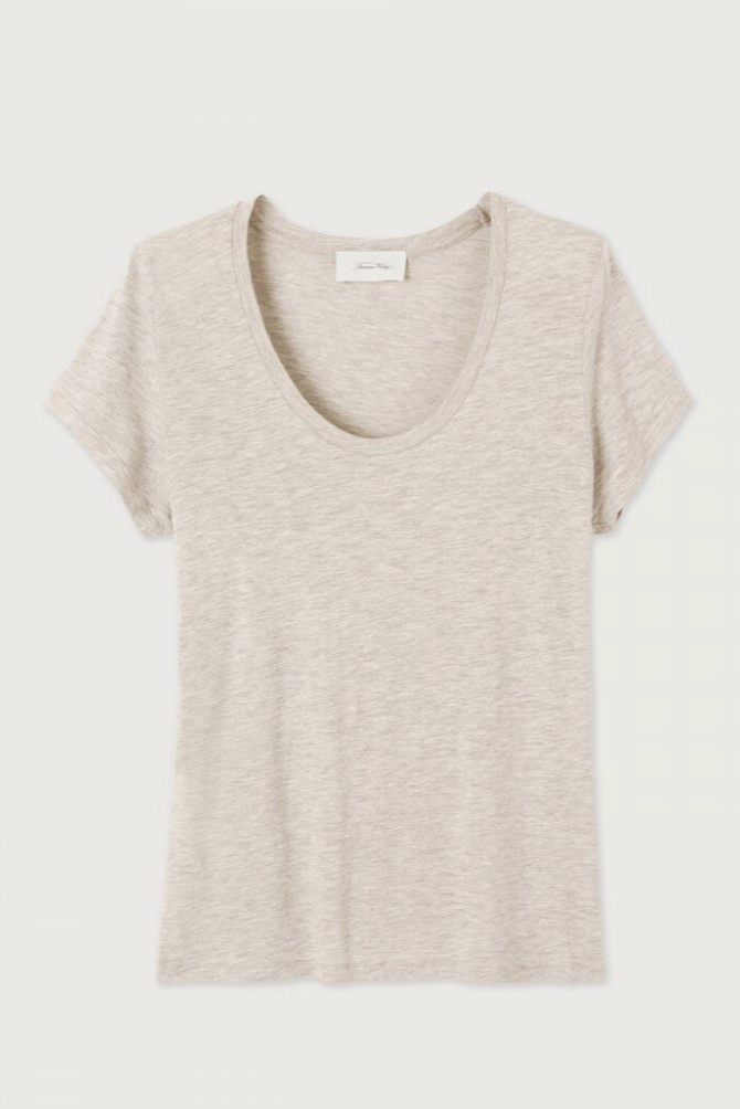 American Vintage - T-shirt - Creme Chine - Jacksonville