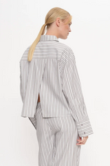 2NDDAY - Skjorte - Walnut Stripe - Clarin