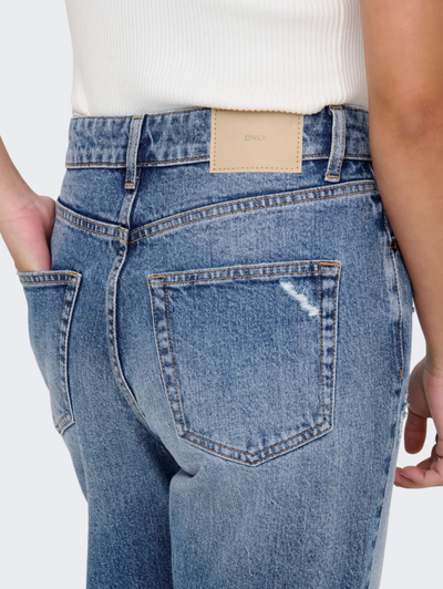 Only - Jeans - Blue denim - Juicy HW Dot