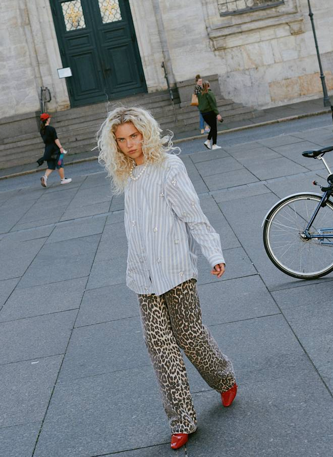 Sissel Edelbo - Skjorte - Dusty Stripes - Vanilla