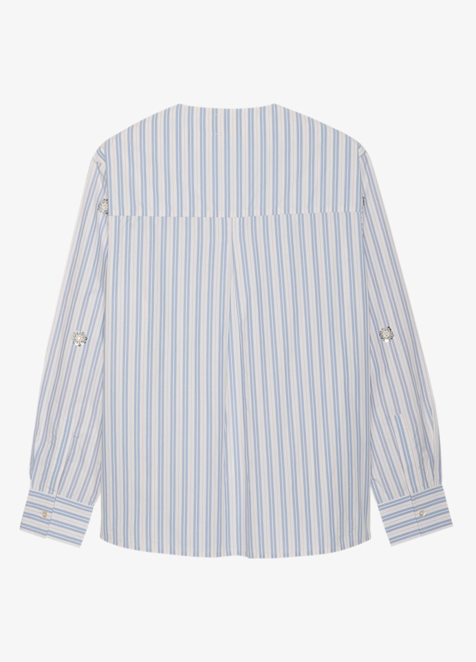 Sissel Edelbo - Skjorte - Dusty Stripes - Vanilla