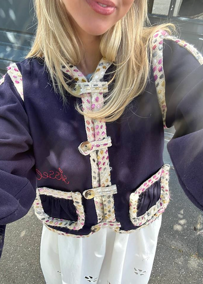 Sissel Edelbo - Jakke - Navy - Como (PREORDER)