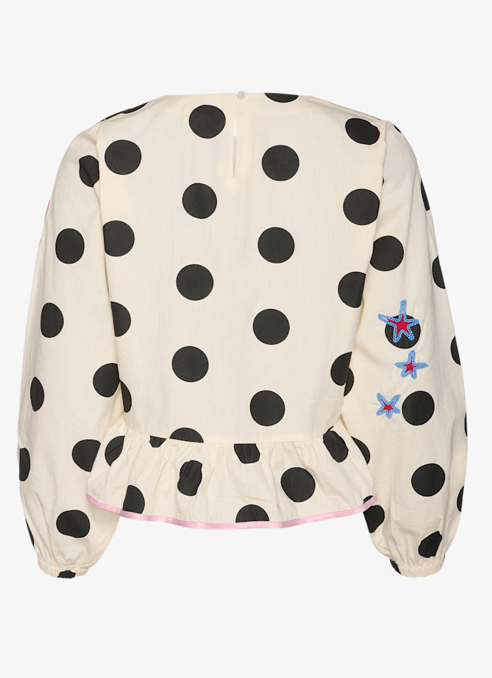 Sissel Edelbo - Bluse - Black Dot - Diana (PREORDER)