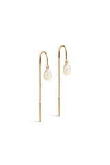 Enamel - Big Wave Earring - Gold