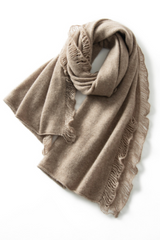 Andcopenhagen - Cashmere tørklæde - Lys Coffee - Mira