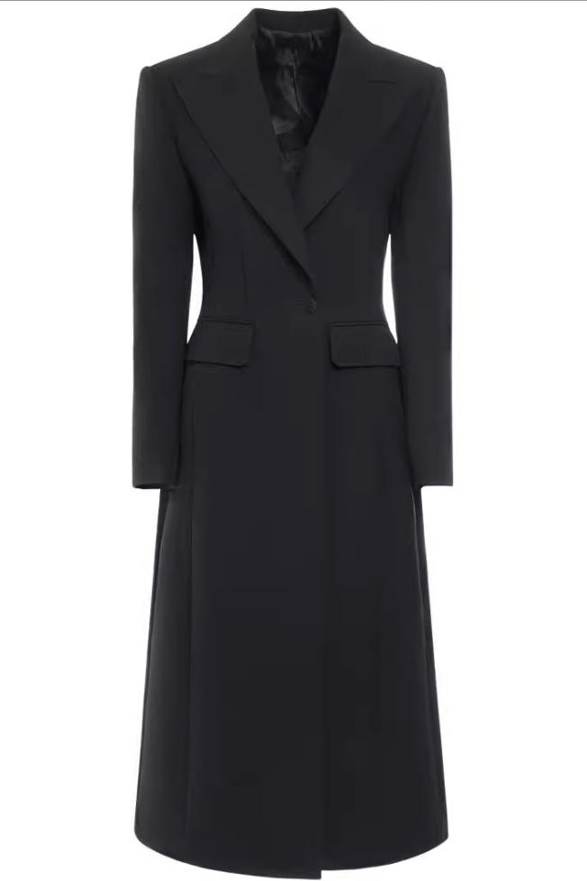 Sassy Copenhagen - Blazer trenchcoat - Sort - Sia