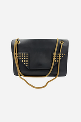 Yves Saint Laurent - Crocodile Embossed tote - black shopper - Secondhand