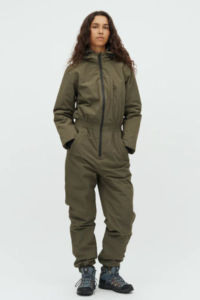 Global Funk Jumpsuit Army Green Izabela – - Main Image