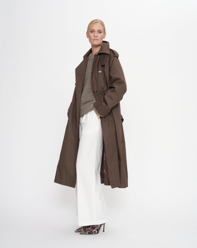 2NDDAY - Trenchcoat - Turkish Coffee - Willamena Dense