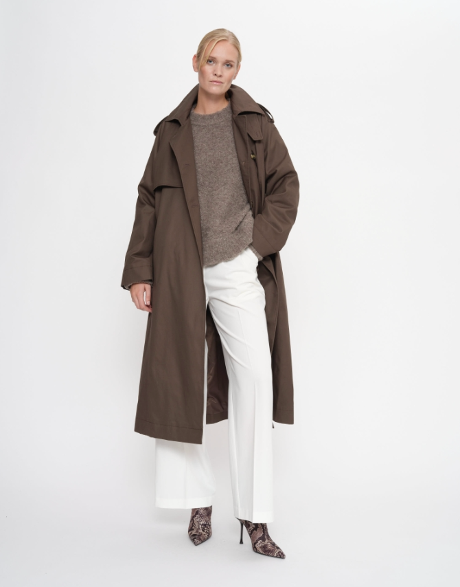 2NDDAY - Trenchcoat - Turkish Coffee - Willamena Dense