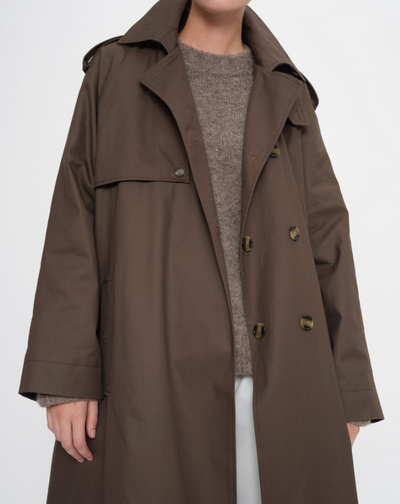 2NDDAY - Trenchcoat - Turkish Coffee - Willamena Dense