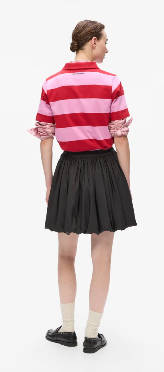Karl Lagerfeld - Nederdel - Sort - Taffeta skirt