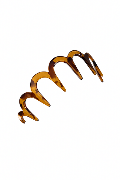 Sassy Copenhagen - Zigzag hair clip - Tortoise - Erika