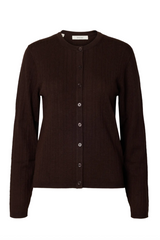 Selected Femme - Cardigan - Brun - Thea