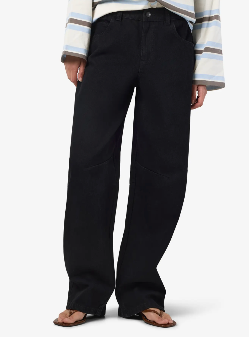 Noisy May - Barrel Jeans - Black - Hazal