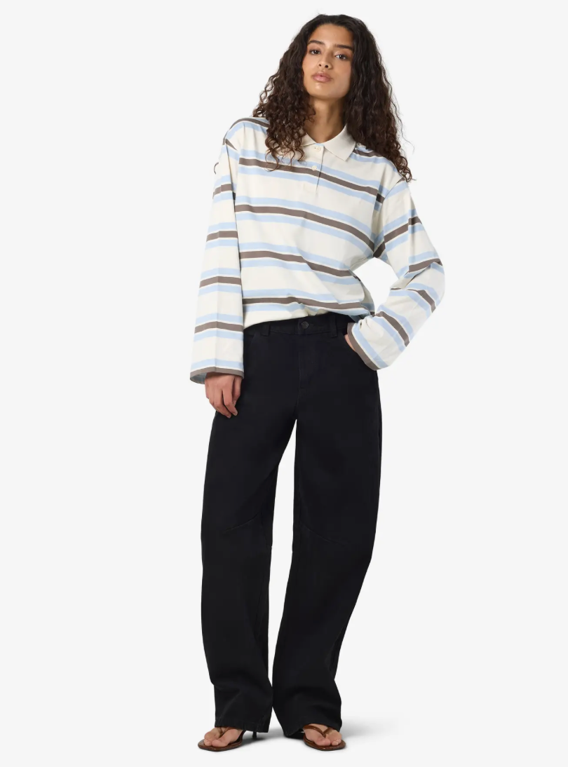 Noisy May - Barrel Jeans - Black - Hazal