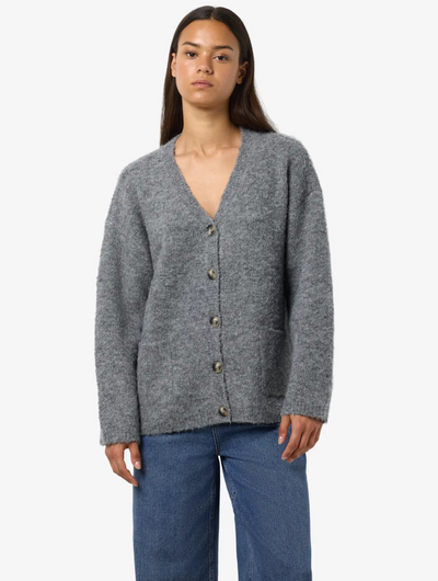Noisy May - Cardigan - Grå - Dolly