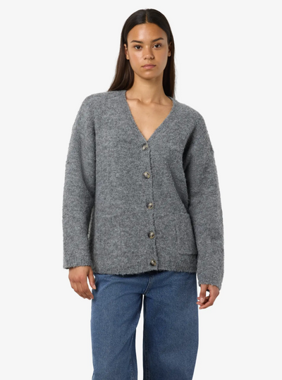 Noisy May - Cardigan - Grå - Dolly