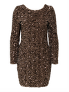Only - Kjole - Palliet Brun - Confidence