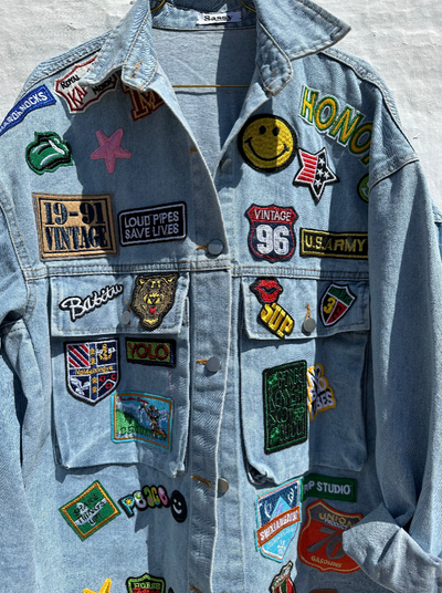 Sassy Copenhagen - Jakke - Oversize Denim blue - Alba (PREORDER)