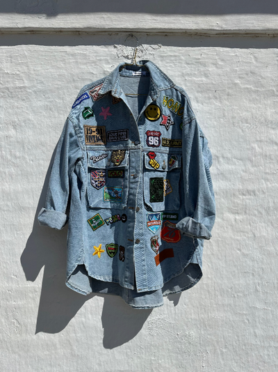 Sassy Copenhagen - Jakke - Oversize Denim blue - Alba (PREORDER)