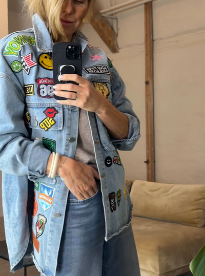 Sassy Copenhagen - Jakke - Oversize Denim blue - Alba (PREORDER)