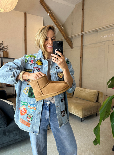 Sassy Copenhagen - Jakke - Oversize Denim blue - Alba (PREORDER)