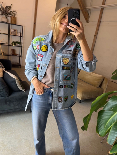 Sassy Copenhagen - Jakke - Oversize Denim blue - Alba (PREORDER)