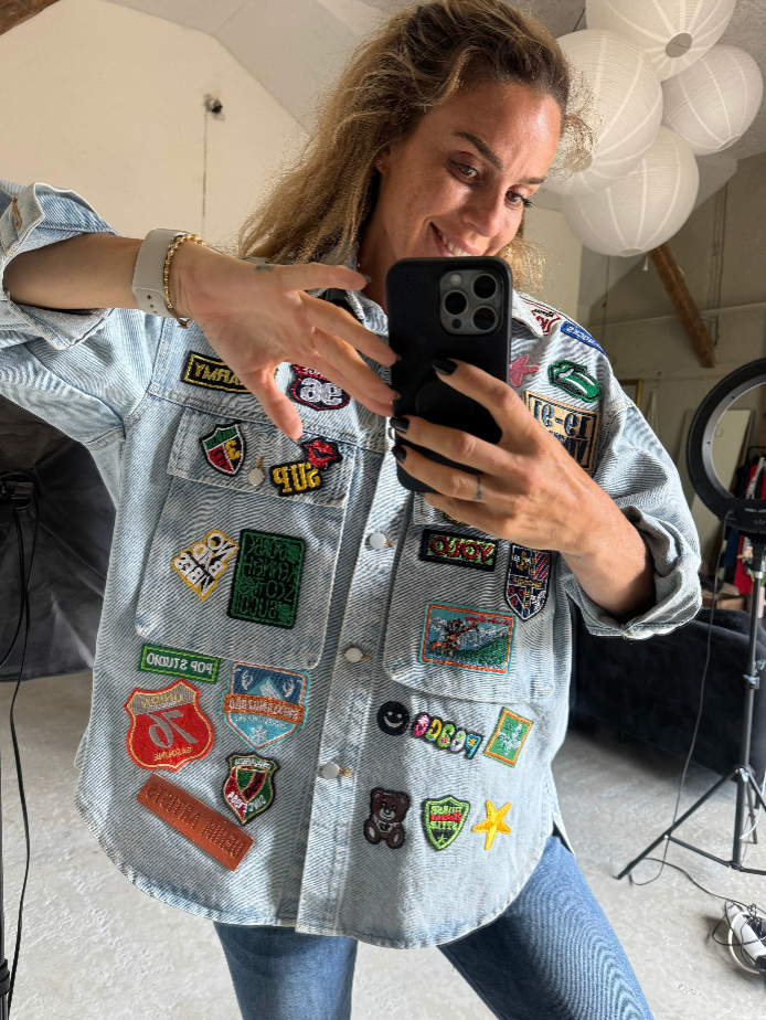 Sassy Copenhagen - Jakke - Oversize Denim blue - Alba (PREORDER)
