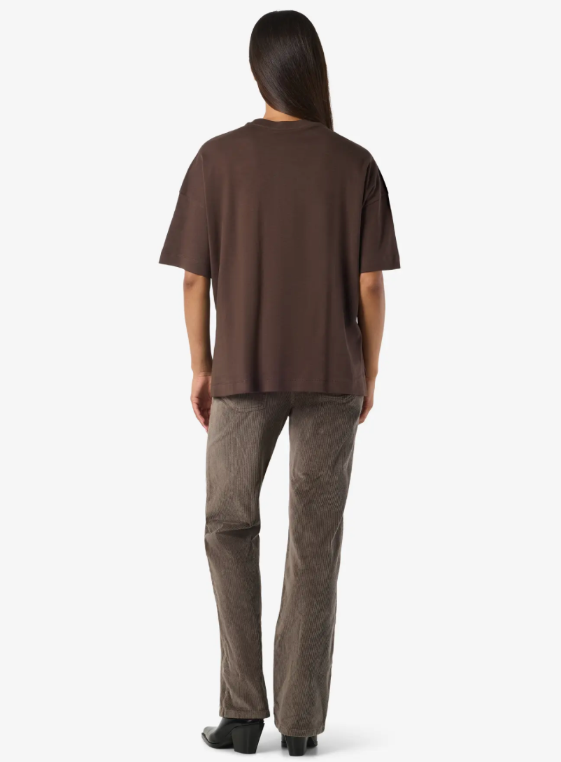 Noisy May - T-shirt - Brun - Kim S/S Slit