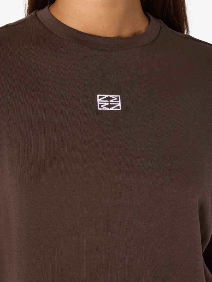 Noisy May - T-shirt - Brun - Kim S/S Slit