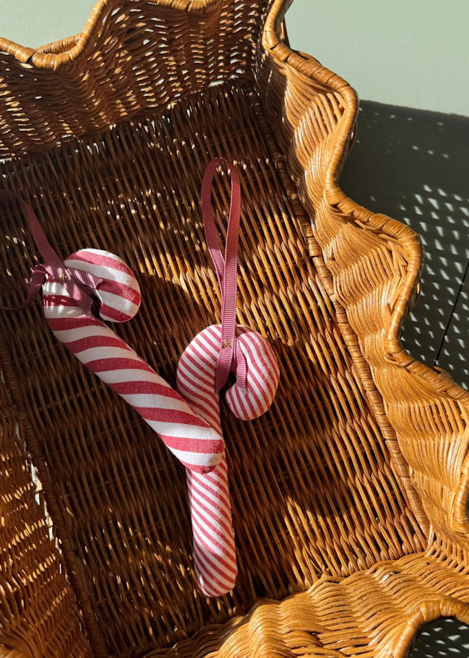 Sissel Edelbo - Julepynt/Ornament - Cane Candy Stripes