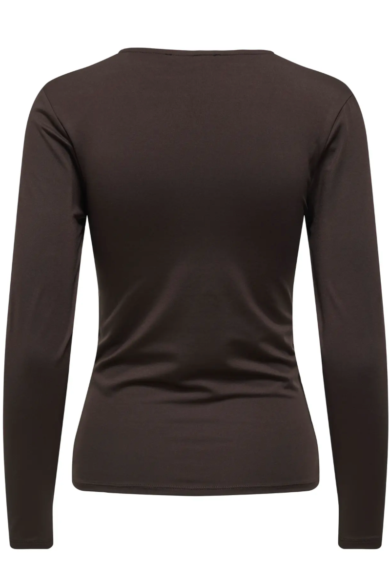 Only - Bluse - Brun - Lone Knot top