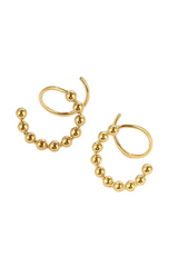 Andcopenhagen - Earrings - 18 carat gold plated stainless steel - Cece