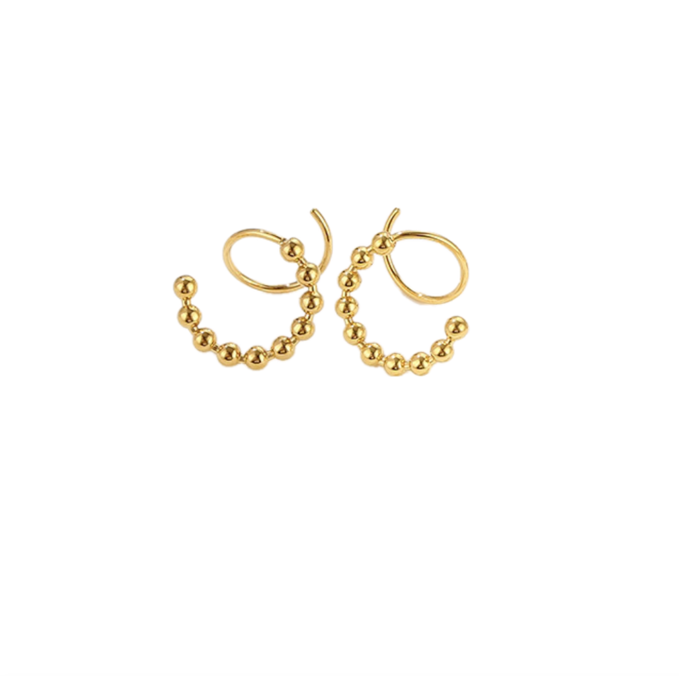 Andcopenhagen - Earrings - 18 carat gold plated stainless steel - Cece