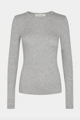 Long-sleeved viscose blouse - Gray - Petricia SNOS243 - Sofie Schnoor 