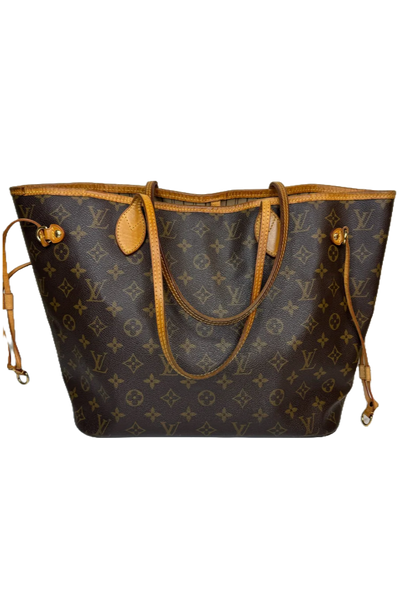 Louis Vuitton -  Monogram Neverfull MM - Brun/beige - Secondhand