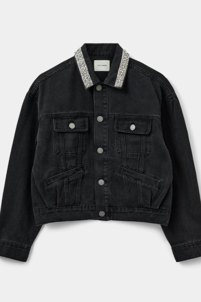 Denim jacket - Black - QUINNSW/S243148 - Sofie Schnoor