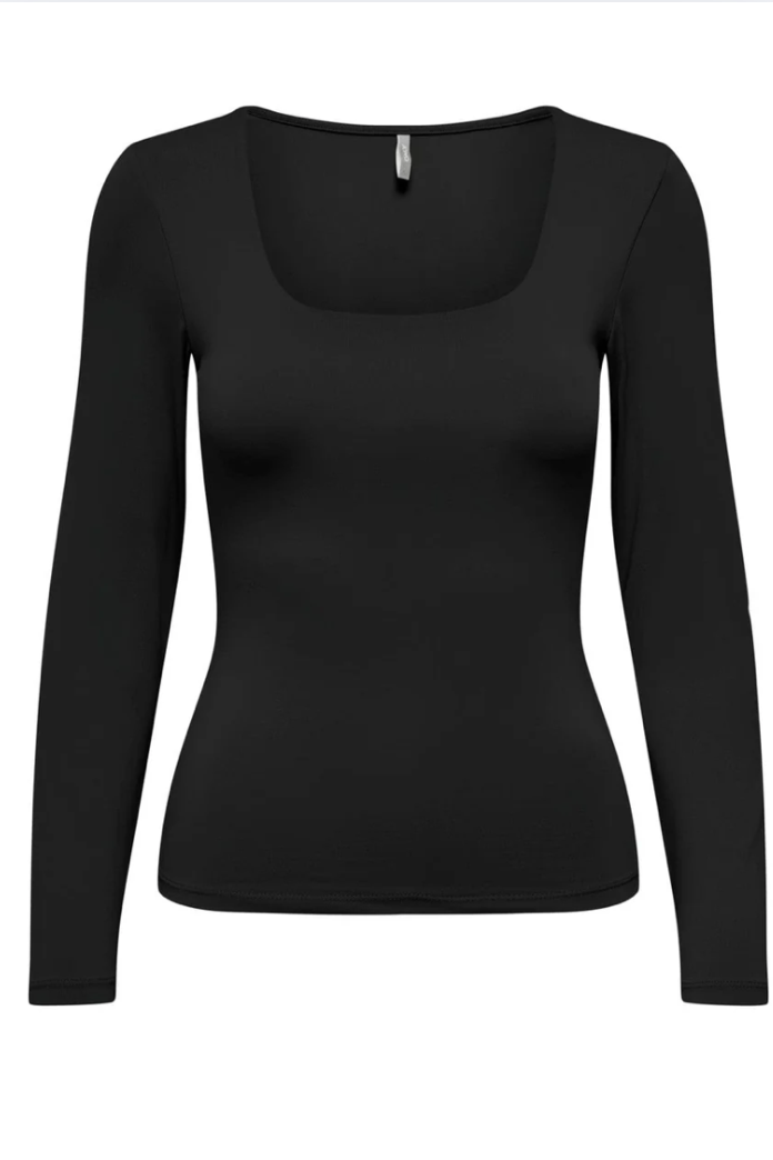 Only - Ea Two Way Blouse - Black