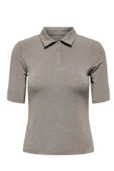 JDY - Polo shirt - Gray melange - Sanni 