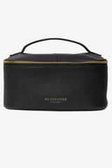 Re:Designed - Cosmetics bag - Black Helga small - 100% Leather