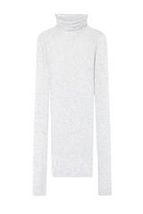 American Vintage - Højhalset Langærmet t-shirt - Heather grey - Massachuetts